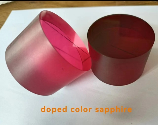 Kleurrijk Fe/Ti/Cr van Ruby Doped Sapphire Crystal Materials