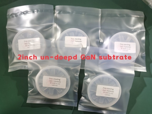 2“ Sapphire Based GaN Templates Semiconductor Substrate gaN-op-sic