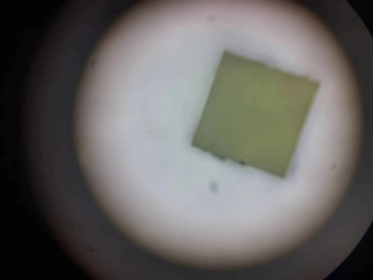 Vierkante SiC-vensters Siliciumcarbide-substraat 1x1x0.5mmt SiC-lens