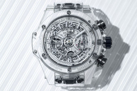 Aanpassing Sapphire Horloge Hoes Waterdicht Schramvast Drukstablet