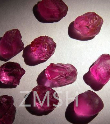 Warmroze FL Grade Lab gemaakt saffier ruwe edelstenen met Mohs hardheid 9 diamant