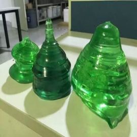 Groene het Kristal Kunstmatige Enig van de Lasersaffier voor de Aangepaste Grootte van het Horlogeglas