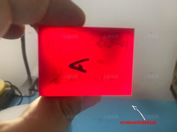 Het Enige Kristallens van de rode Kleurentitanium Gesmeerde Saffier Gesmeerde Saffier voor Laserapparaat