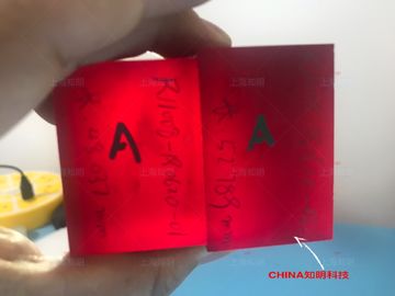 Het Enige Kristallens van de rode Kleurentitanium Gesmeerde Saffier Gesmeerde Saffier voor Laserapparaat