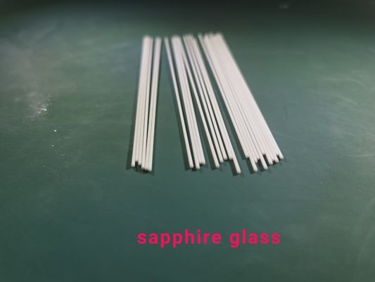 Ultra-fine dunne dia1.0mm 0.6mm Al2o3 Ceramische Sapphire Glass Rod Stick omwikkelde oppervlakte