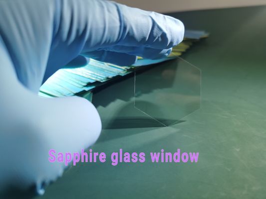 De Weerstand van Sapphire Optical Window Wafer Chemical van de veelhoek100um Dikte