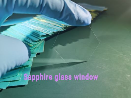 De Weerstand van Sapphire Optical Window Wafer Chemical van de veelhoek100um Dikte