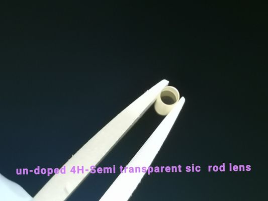 De opgepoetste Undoped Semi sic Enige Crystal Rod Lens hoge zuiverheid van 4h