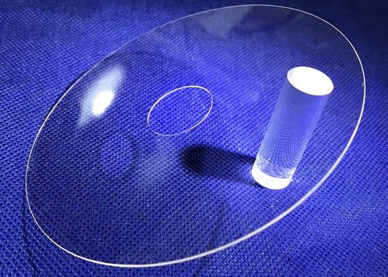 Cirkel Transparante Sapphire Optical Windows Quartz Customized Sapphire Lens Wafer With Hole