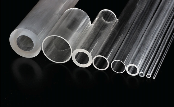 De optisch Opgepoetst Buis/Rod High Temperature van Sapphire Glass Tube Cylinder Lens