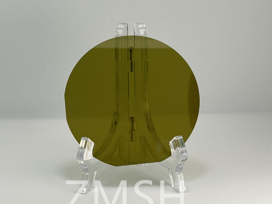 Semi-isolatieve 3 inch Silicon Carbide Wafer 4H N-type CVD-oriëntatie 4.0°±0.5°