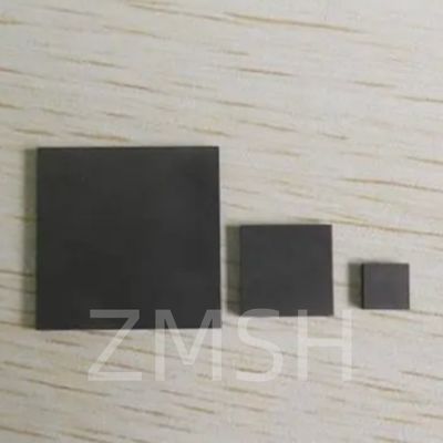 5×5mm 10×10mm SiC Wafer 4H-P 6H-P 3C-N type Productiekwaliteit Onderzoekskwaliteit Dummy-kwaliteit