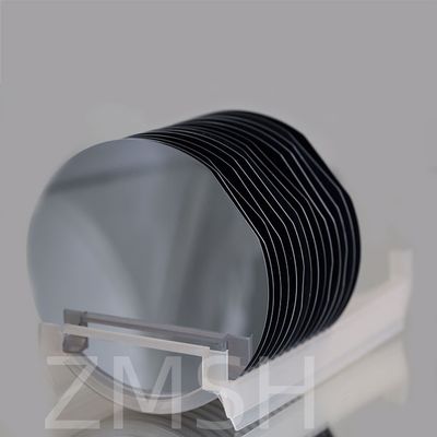 8 inch GaN-on-Si Epitaxy Wafer 110 111 110 N type P type Aanpassing Halfrol LED