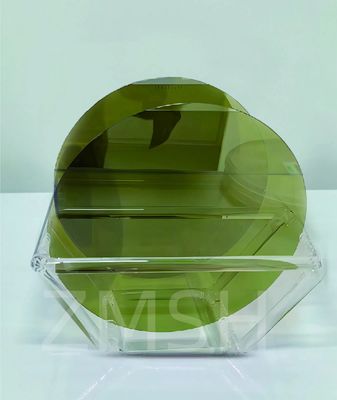 6 inch geleidende enkelkristallijn SIC op polycrystallin SIC composiet substraat