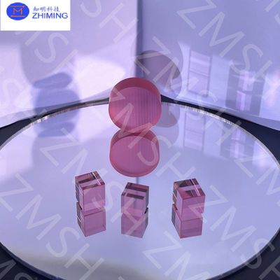 Roze saffier edelsteen synthetische sakura roze grondstof voor sieraden maken Mohs hardheid van 9
