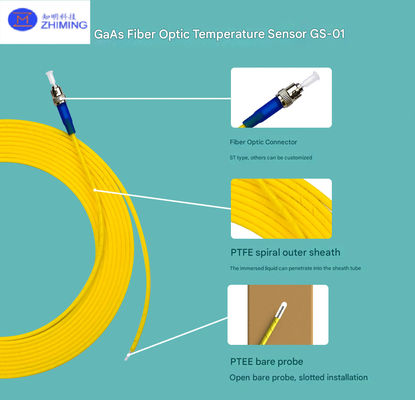 Hoogprecisie GaAs-optische temperatuursensor Transformer Hotspot Monitoring EMI-resistent