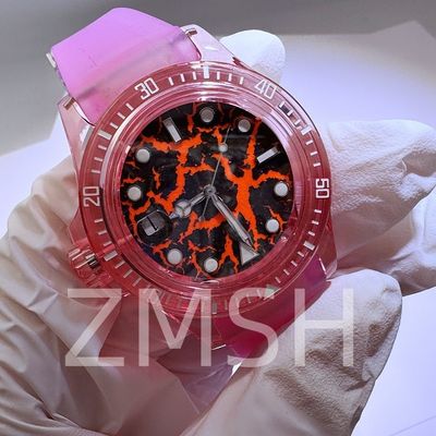 Lab-Grown Sakura Pink Sapphire Watch Case