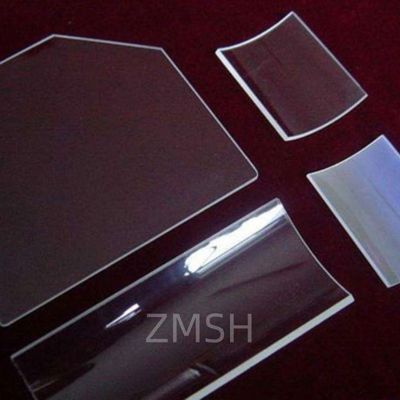 Quartzglasvensters CNC-bewerkte onregelmatige gesmolten siliciumplaten voor optische en lasersystemen