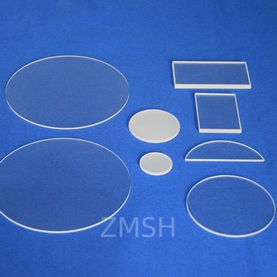 Quartzglasvensters CNC-bewerkte onregelmatige gesmolten siliciumplaten voor optische en lasersystemen