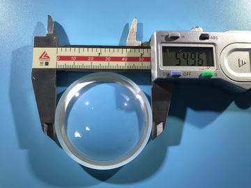 50mm Saffier Componenten Aangepaste Grootte Opgepoetste Plano - de Convexe Optische Koepel van de Lenshemisfeer