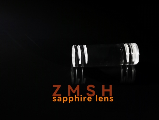 Monocrystalline Al2O3 Groef van Sapphire Crylinder Rod Lens With