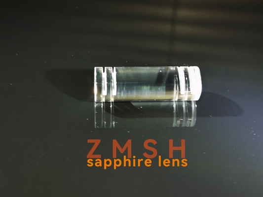 Monocrystalline Al2O3 Groef van Sapphire Crylinder Rod Lens With