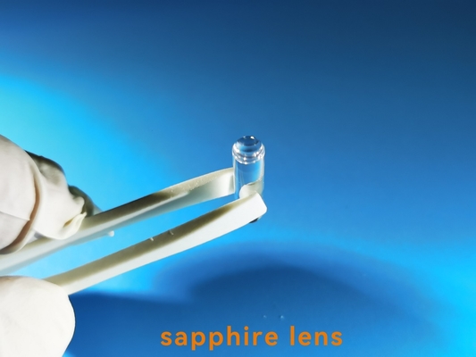 Al Oppervlakte poetste Sapphire Optical Windows Crylinder Rod-Lens met Duikersstok op