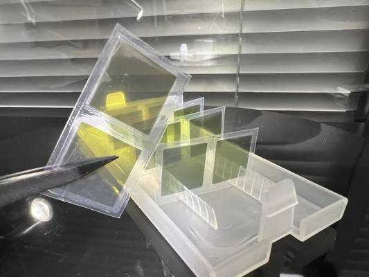 Goede prijs 10 x 10 x 0.5mm het Wafeltje 4H van het Siliciumcarbide - N sic Crystal Chips online