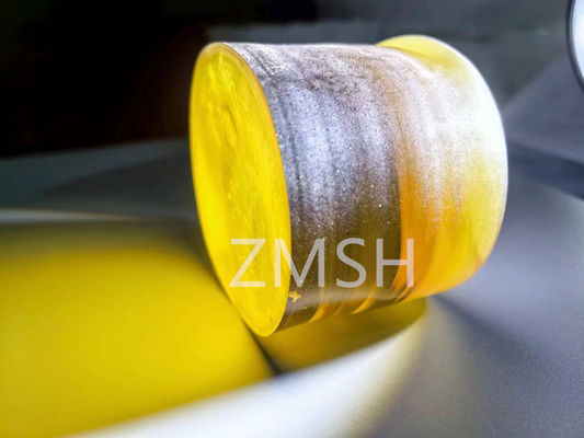 Goede prijs Gouden kunstmatige saffier ruwe edelsteen Mohs hardheidsschaal van 9 kristal voor sieraden online