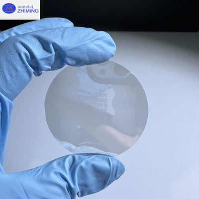 Goede prijs Siliciumcarbide-wafers op maat Grootte Semi-isolatieve SiC-wafers Bijna kleurloos Transparante hoge drukweerstand online