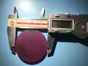 Goede prijs 50X2.5mmt Al2O3 van het Kristalcr3+doped het Robijnrode Cr van de lasersaffier Robijnrode Wafeltje van het Kristalsubstraat online