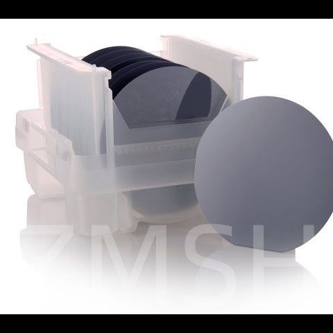 8 inch GaN-on-Si Epitaxy Wafer 110 111 110 N type P type Aanpassing Halfrol LED