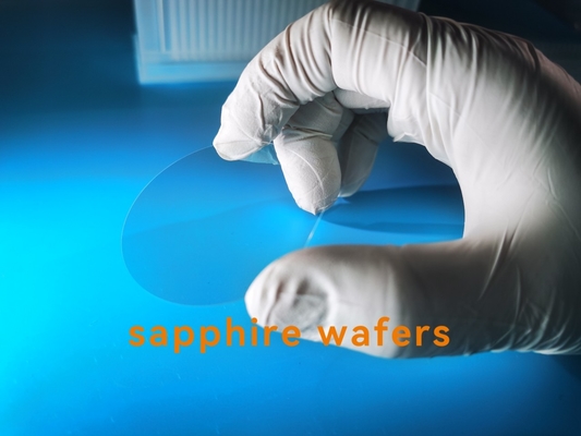 Goede prijs 2inch 4inch 6inch Sapphire Wafer Substrate Single Crystal C Miscut een Graad M Plane online