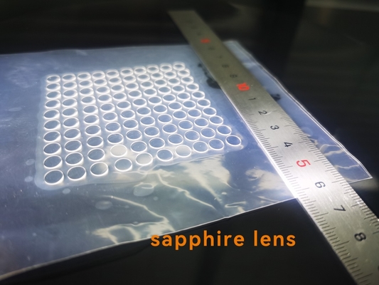 Goede prijs Al2O3 Custom Single Crystal Sapphire Lasergesneden Windows Glas Dia5.5 x 0.5mmt DSP online