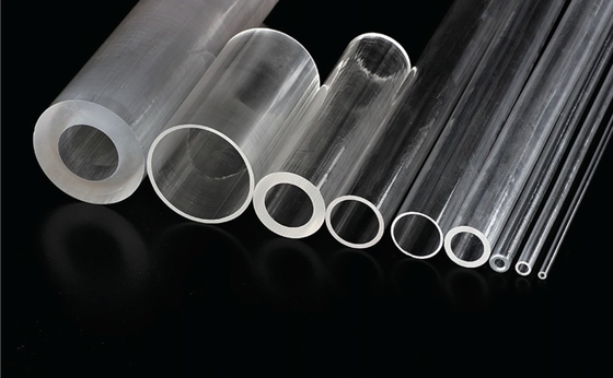 Goede prijs De optisch Opgepoetst Buis/Rod High Temperature van Sapphire Glass Tube Cylinder Lens online