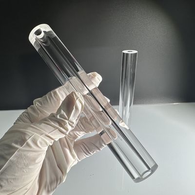 Goede prijs Op maat gemaakte Al2O3 Single Crystal Sapphire Tube voor 99,999% Hoge zuiverheid Verschillende diameters online
