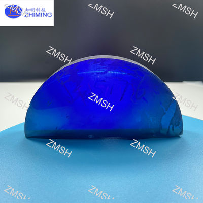 Goede prijs Moissanite Ruwe edelsteen Koninklijk blauw Synthetisch SiC Monokristal Mohs hardheid 9,25 Ruwe materialen voor sieraden online