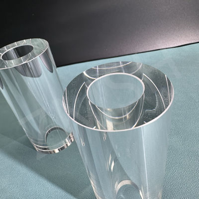 Goede prijs Gepolijste transparante saffierbuis KY-methode Op maat gemaakte grootte Al2o3 Single Crystal Sapphire Drive Pipe online