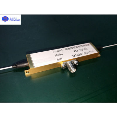 Goede prijs 1000nm fase-modulator met lage Vπ, hoge vermogenstolerantie, enkelpolarisatieontwerp voor glasvezelsensoren en optische communicatie online