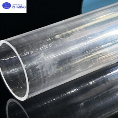 Goede prijs EFG Grown Method Sapphire Tube Customizable Sizes with Wide Transmission Wavelength Range online