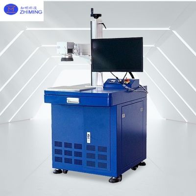 Smart Fiber Laser Marking System Reekscodes Logos Traceerbaarheid
