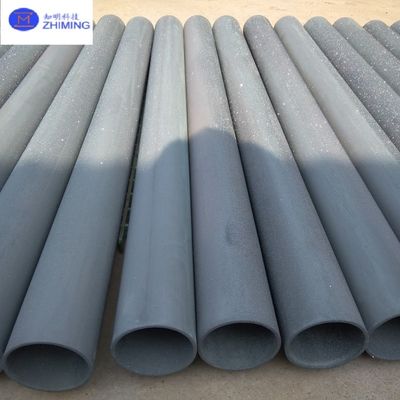 Goede prijs Industrial SiC Vertical Furnace Tube High Thermal Conductivity & Corrosion Resistant online