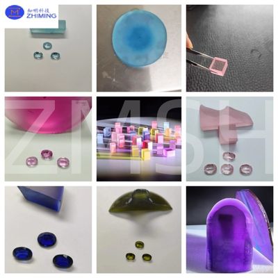 Goede prijs Colored Synthetic Gemstones Widely Used for Decorations and Optical online