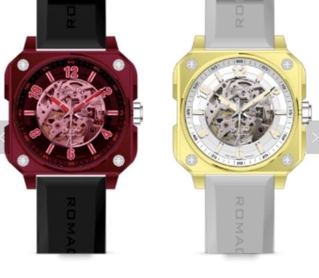 Goede prijs Rood Enkele Saffier Kristal Glas , Custom Saffier Horloge Kristal Transparant online