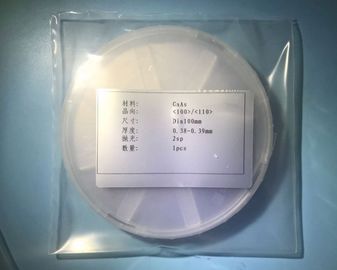 Goede prijs Het Galliumarsenide van 2INCH 3INCH 4Inch Undoped Wafeltje Semi Isolerend GaAs Substraat voor leiden online