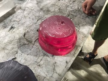 Goede prijs Aangepaste Robijnrode Saffier Opgepoetste Diameter van de de Groeimethode van KY van de Staafbaar 1 - 120mm online