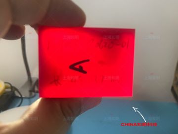Goede prijs Het Enige Kristallens van de rode Kleurentitanium Gesmeerde Saffier Gesmeerde Saffier voor Laserapparaat online