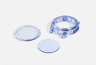 Goede prijs Roze Blauwe van het het Kristalhorloge van de Kleurensaffier het Glasvervanging Aangepaste Grootte online