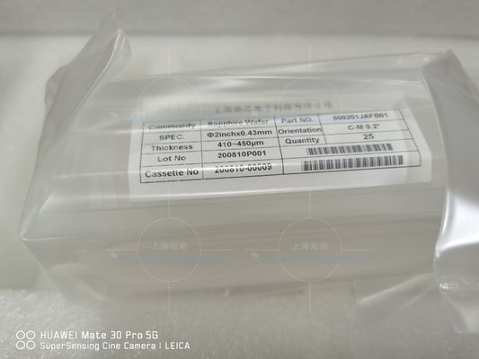 Goede prijs 430um de optische c-Rang Sapphire Wafer van het Assubstraat online