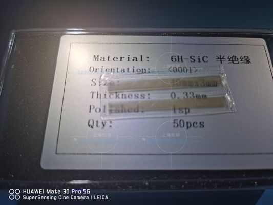 Goede prijs 9.4 hardheid Optisch sic Chips Silicon Carbon Wafers online